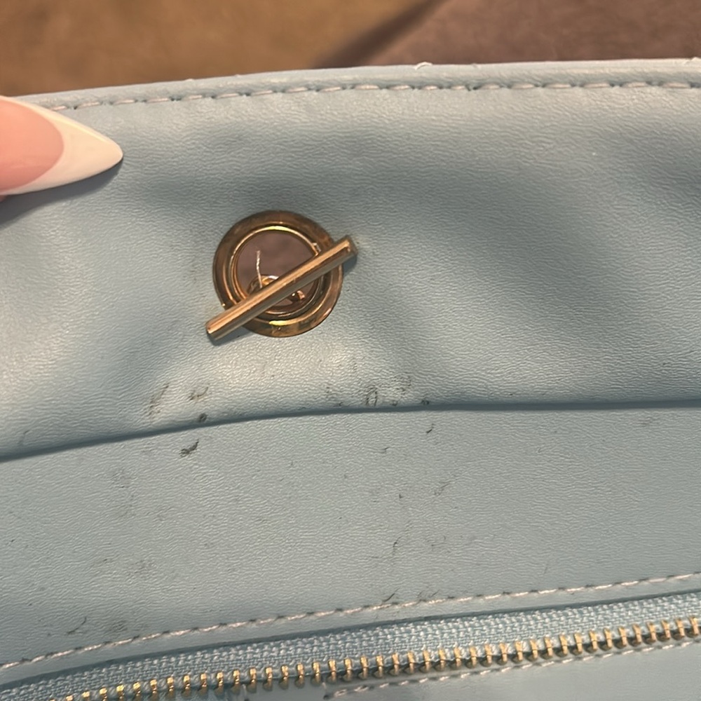 Badgley Mishka baby blue tote - Picture 5 of 6